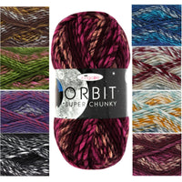 1x King Cole Orbit Super Chunky 80% Acrylic 20% Wool Crochet Knitting Yarn 100g