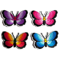 Multi Pcs Butterfly Theme Sew-On Iron-On Embroidered Applique Patches