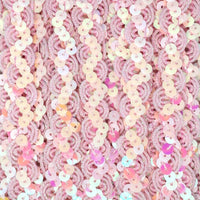 2x Yards 20mm Wavy Braided Sequin Metallic Trim- Pick Your Colour