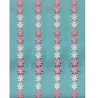 2x Yards 12mm Guipure Embroidered Daisy Flower Lace Trim - Pick your Colour