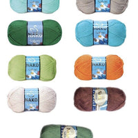 1x Nako Saten Crochet, Knitting Yarn 100g