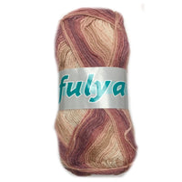 1x Fulya Variegated 100% Acrylic Fine 100g Crochet and Knitting Yarn