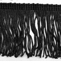 1x Yard Silky Fringing Tassel Trim 50mm Width - Choose your Colour