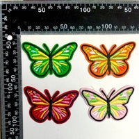 Multi Pcs Butterfly Theme Sew-On Iron-On Embroidered Applique Patches