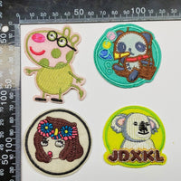 Multi Pcs Cute Mix Theme Sew-On Iron-On Embroidered Applique Patches