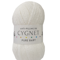 Cygnet Pure Baby DK Anti Pilling 100g Yarn for Crochet and Knitting