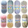 1x King Cole 4Ply Baby Print 100% Premium Acrylic Crochet and Knitting Yarn 100g