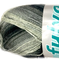 1x Fulya Variegated 100% Acrylic Fine 100g Crochet and Knitting Yarn