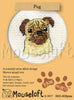 1x Mouseloft Paw Prints Dogs & Puppies Mini Cross Stitch Kit