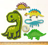 Multi pcs Dinosaur Theme Sew-On Iron-On Embroidered Applique Patches