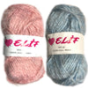 1x Elif Semi Fuzzy 100% Acrylic Crochet and Knitting Yarn 100g