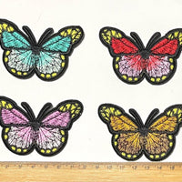 Multi Pcs Butterfly Theme Sew-On Iron-On Embroidered Applique Patches