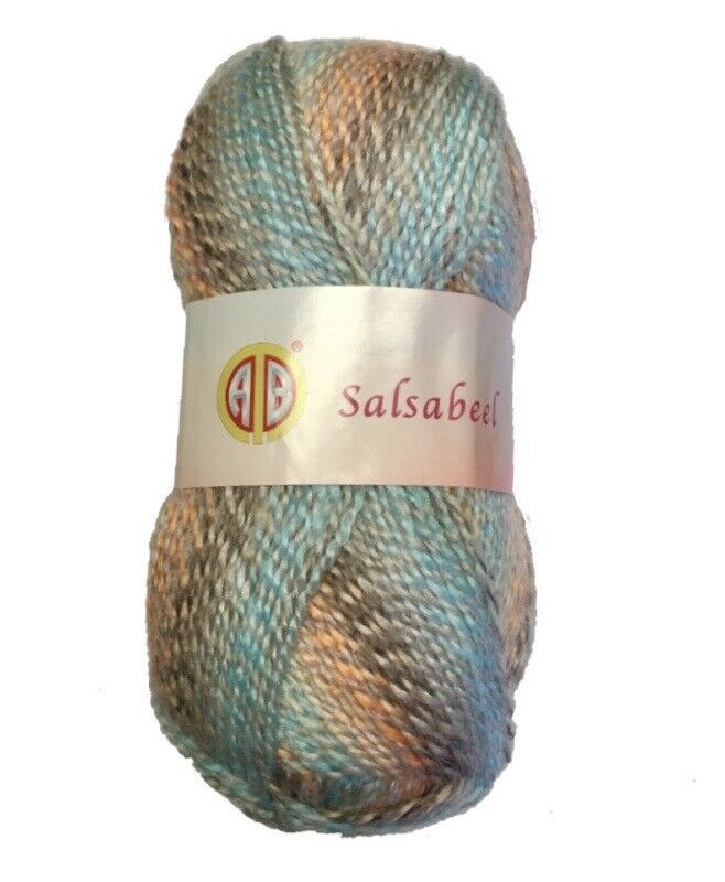 1x AB Salsabeel 100% Premium Acrylic 50g Crochet and Knitting Yarn