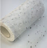 3x Yards 150mm Sequin Star Moon & Star Ribbon Tulle Sparkling Mesh for Crafts