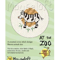 1x Mouseloft At the Zoo Design Mini Cross Stitch Kit- Choose Your Design