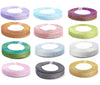 25 Yards (1x Roll) 10mm Sparkly Glitter Organza Polyester Ribbon Trim