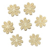 24x Colourful 25mm Daisy Flower Embroidered AB Giupure Sew on Applique Patch