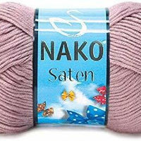 1x Nako Saten Crochet, Knitting Yarn 100g