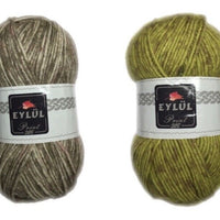 1x Eylul Print Medium Crochet and Knitting Yarn 100g