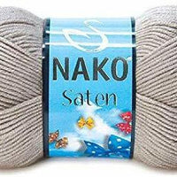 1x Nako Saten Crochet, Knitting Yarn 100g