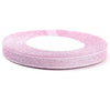 25 Yards (1x Roll) 10mm Sparkly Glitter Organza Polyester Ribbon Trim