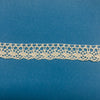 2x Meters 32mm/35mm Crochet Like Cotton Lace Trim - Red or Beige