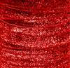 5x Yards 10mm Glitter Sparkly Velvety Polyester Ribbon - Pick Your Colour