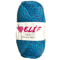 1x Elif Print 100% Acrylic Fine 100g DK Crochet and Knitting Yarn