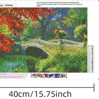 1x 5D Full Drill Landscape Resin Diamond Art Dots Embroidery Painting Art Kit