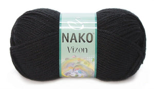 Nako Vizon 100% Premium Acrylic 100g Crochet and Knitting Yarn