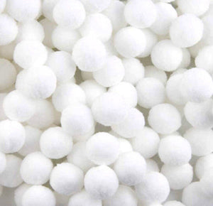 25x Large 20mm Pom Poms - Pick Your Colour