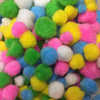 75x Mix Size Multi Coloured Soft Pom Poms