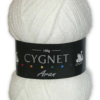 Cygnet Aran 100% Acrylic 100g Yarn for Crochet and Knitting