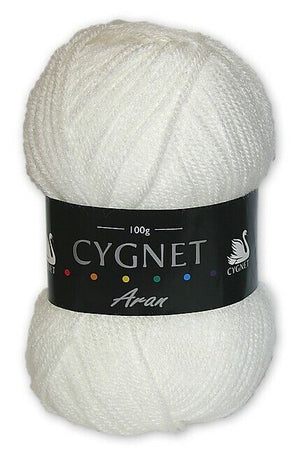 Cygnet Aran 100% Acrylic 100g Yarn for Crochet and Knitting