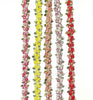 1x Half Yard 15mm Embroidered Rose Flower Lace Trim - Pick your Colour