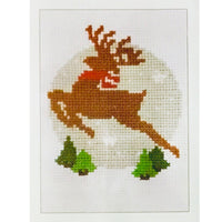 1x TWU Christmas Holiday Themed Make Your Own Mini Cross Stitch Card Kit