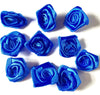 20x Handmade 20mm Satin Rose Flower Appliqué Sewing Craft