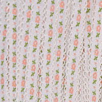 2x Yards 12mm Embroidered Flower Scalloped Edge Woven Fabric Lace Ribbon Trim