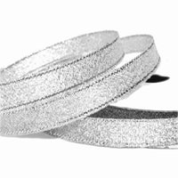 5x Meters Lurex Metallic Gold or Silver 12mm Ribbon Trim