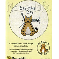 1x Mouseloft Biscuit the Cat Mini Cross Stitch Kit- Choose Your Design