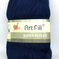 1x Art Fill Super Perlee 100% Acrylic Super Fine Crochet and Knitting Yarn