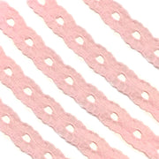 6x Yards Pink 15mm Soft Polyester Lace for Sewing Craft and Embellishment