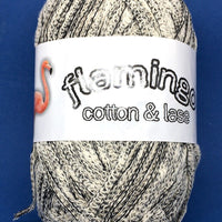 1x Flamingo Boucle Thread Like Cotton Fine Flat Yarn