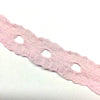 6x Yards Pink 15mm Soft Polyester Lace for Sewing Craft and Embellishment