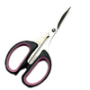 1x Stainless Steel Soft Grip Fine 4” Embroidery Scissor Micro Serrated Blade