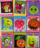 9pc Fruits and Vegetable Design Iron On Sticker Appliqué Cloth Patch