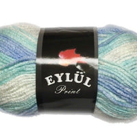 1x Eylul Print 100% Acrylic Light Crochet and Knitting Yarn 100g