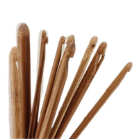 12x Sizes Afghan Tunisian Carbonized Bamboo 48inch Crochet Hooks Knitting Needle