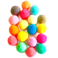 20x Firm and Bouncy but Soft 30mm Large Pompoms Crafts