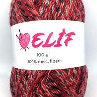 1x Elif 100g 100% Acrylic Light Crochet and Knitting Yarn